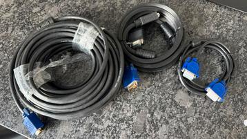 PREMIUM VGA KABEL 1.5M 3M of 20M met FERRIET KERN CU KOPER beschikbaar voor biedingen