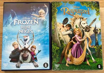 2 Disney dvd’s, Rapunzel en Frozen beschikbaar voor biedingen
