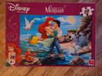 Disney puzzel de kleine zeemeermin 50 stuks compleet, Ophalen of Verzenden, 10 tot 50 stukjes, Zo goed als nieuw, 4 tot 6 jaar