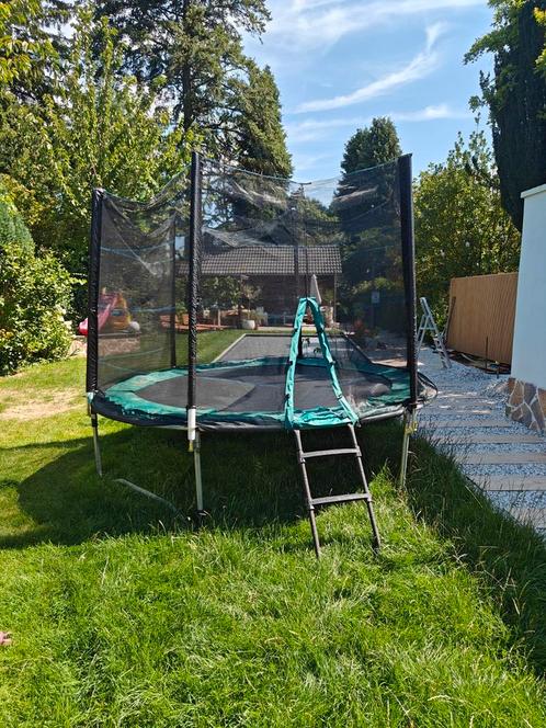 Trampoline met veiligheidsnet, Kinderen en Baby's, Speelgoed | Buiten | Trampolines, Gebruikt, Ophalen
