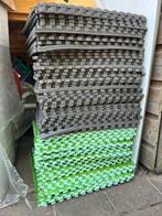 Foam Tegels 38,5x38,5cm - Groen & Zwart, Tuin en Terras, Gras en Kunstgras, Ophalen of Verzenden, Zo goed als nieuw, 20 m² of meer