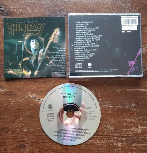 Thin Lizzy - Dedication very best of cd rock pop Lynott, Cd's en Dvd's, Cd's | Hardrock en Metal, Zo goed als nieuw, Ophalen of Verzenden