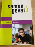 Samengevat vmbo kgt wiskunde, VMBO, Wiskunde A, Ophalen of Verzenden, Nieuw