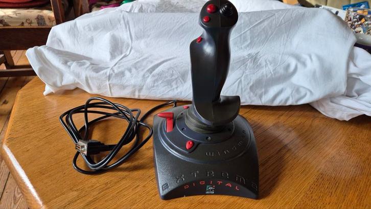 Logitech WingMan Extreme Digital joystick retro PC, Computers en Software, Joysticks, Gebruikt, Ophalen of Verzenden