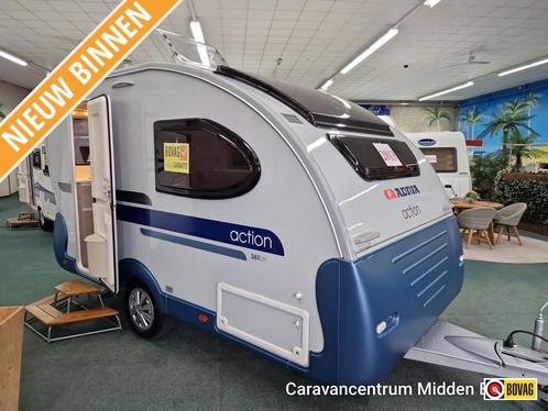 Adria Action 361 LH Als Nieuw 2013, Caravans en Kamperen, Caravans, Bedrijf, tot en met 2, 750 - 1000 kg, Standaardzit, Adria