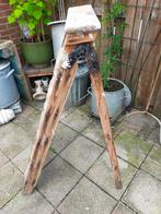 Oude houten schilderstrap trap, Antiek en Kunst, Curiosa en Brocante, Ophalen