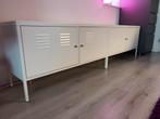 2x IKEA PS Locker Dressoir - Wit, Ophalen, Gebruikt, 100 tot 150 cm, Metaal