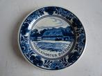 Delfts blauw bordje van Domo Beilen Hogelandster boerderij, Antiek en Kunst, Ophalen of Verzenden