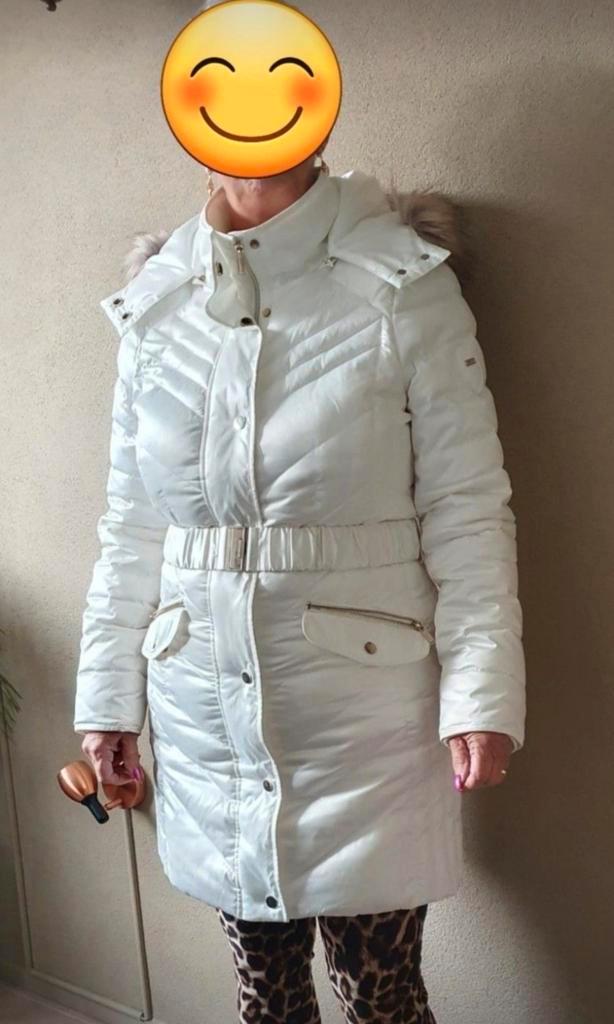 Yessica Parelmoer Winterjas Maat 42, Kleding | Dames, Jassen | Winter, Zo goed als nieuw, Maat 42/44 (L), Overige kleuren, Ophalen of Verzenden