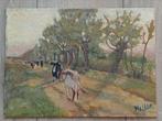 Koeien in boerenlandschap - gesigneerd Heller, Ophalen