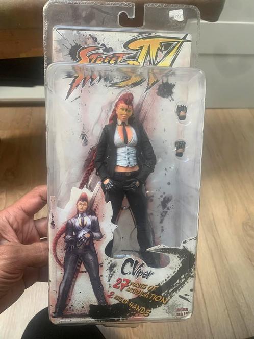 Street Fighter IV – C. Viper Action Figure (NECA), Verzamelen, Poppetjes en Figuurtjes, Nieuw, Ophalen of Verzenden
