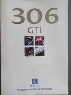 Peugeot 306 GTI Brochure, Verzenden, Zo goed als nieuw, Peugeot