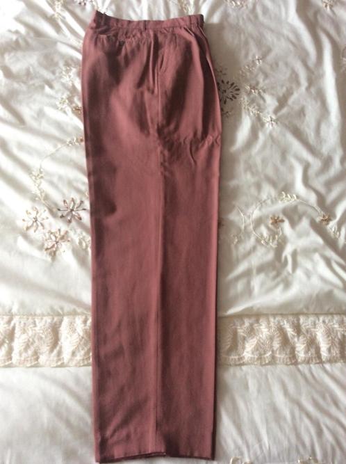 Pantalon maat 47, Kleding | Heren, Broeken en Pantalons, Zo goed als nieuw, Maat 46 (S) of kleiner, Bruin, Ophalen
