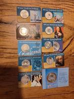 10 verschillende coincards zilver Nederland, Postzegels en Munten, Munten | Nederland, Ophalen of Verzenden, Koningin Beatrix