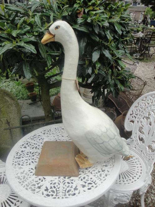 papier machee eend gans, Antiek en Kunst, Curiosa en Brocante, Ophalen of Verzenden