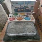 TriStar wok/crèpe set z.g.a.n., Witgoed en Apparatuur, Ophalen of Verzenden, Zo goed als nieuw, 4 t/m 7 personen