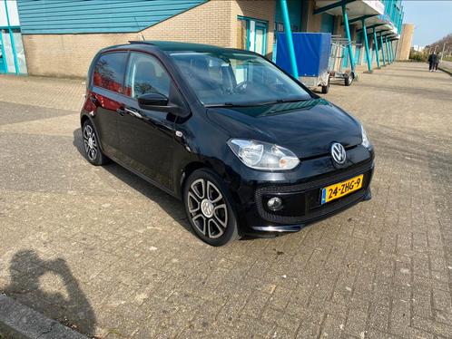 Volkswagen up! 1.0 44KW 2012 Zwart PANO, Auto's, Volkswagen, Bedrijf, up!, ABS, Airbags, Airconditioning, Bluetooth, Boordcomputer