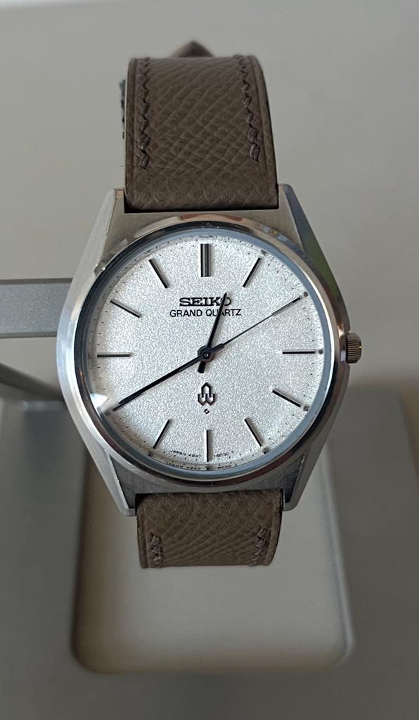 Seiko Grand Quartz 4840-8041, Sieraden, Tassen en Uiterlijk, Horloges | Heren, Seiko, Staal, Ophalen of Verzenden