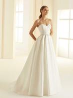 Prachtige ivoorkleurige Bianco Evento trouwjurk maat 50/52, Trouwjurk, Bianco Evento, Overige kleuren, Ophalen of Verzenden