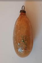 oude kerstbal augurk, vintage kerstversiering 7 cm, Antiek en Kunst, Curiosa en Brocante, Ophalen of Verzenden