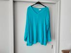 Tuniek kaffe maat 54 zgan /shirt zgan ulla popken maat 54/56, Ophalen of Verzenden, Zo goed als nieuw, Blauw, Blouse of Tuniek