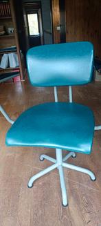 Vintage bureaustoel, Ophalen of Verzenden, Gebruikt, Zwart