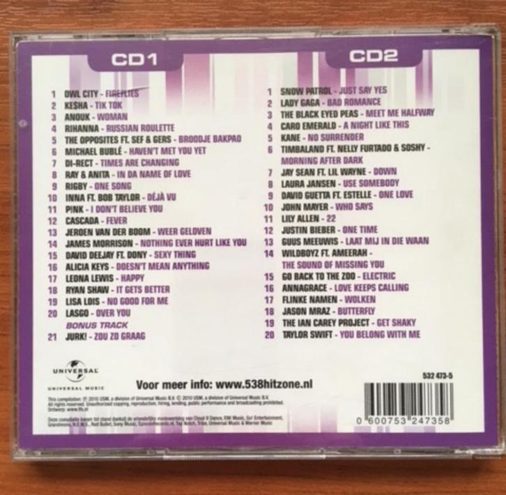 Dubbel-CD Hitzone nr. 52, Cd's en Dvd's, Cd's | Verzamelalbums, Zo goed als nieuw, Pop, Ophalen of Verzenden