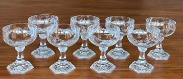 8 Rosenthal Classic Rose Maria likeurglaasjes beschikbaar voor biedingen