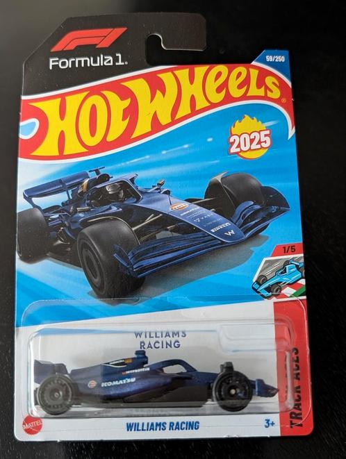 Hot Wheels Williams Racing Formula 1 (2025) - Long Card, Hobby en Vrije tijd, Modelauto's | Overige schalen, Nieuw, Auto, Ophalen of Verzenden