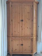 Geloogd grenen hoekkast, Ophalen