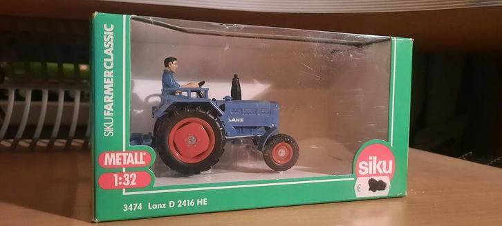 Lanz D 2416 HE, Hobby en Vrije tijd, Modelauto's | 1:32, Zo goed als nieuw, Tractor of Landbouw, SIKU, Ophalen of Verzenden