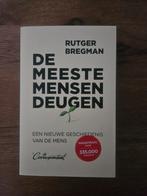 De Meeste Mensen Deugen - Rutger Bregman, Ophalen of Verzenden, Zo goed als nieuw, Overige onderwerpen, Rutger Bregman