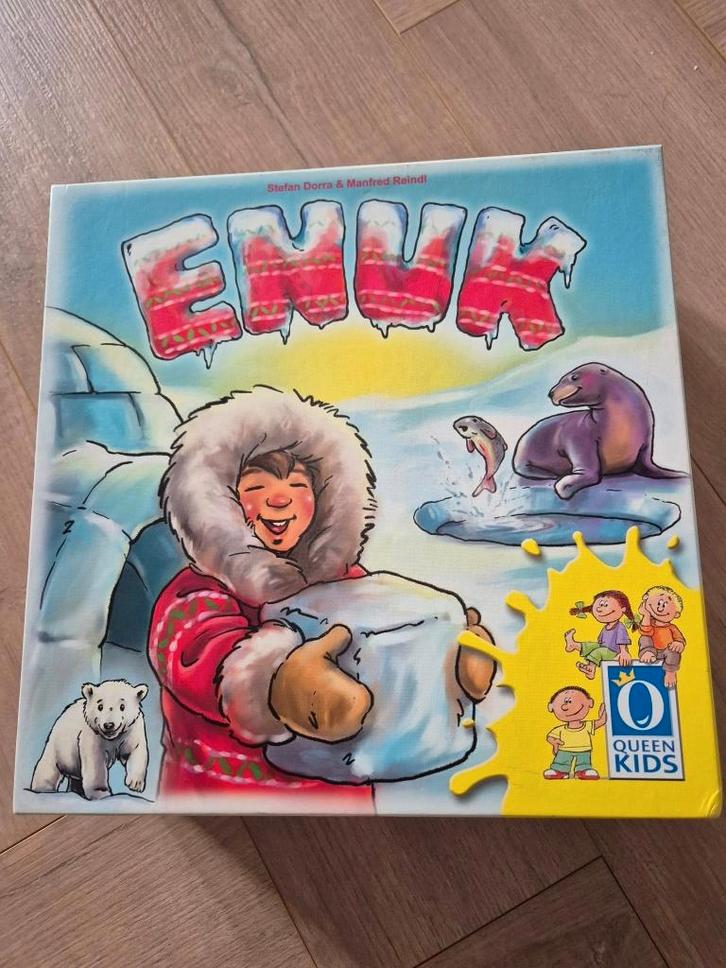 Enuk bordspel, Hobby en Vrije tijd, Gezelschapsspellen | Bordspellen, Zo goed als nieuw, Ophalen of Verzenden