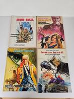 4 stripboeken Bruno Brazil, allen eerste druk (1970), Gelezen, William Vance, Ophalen of Verzenden, Meerdere stripboeken