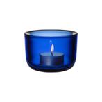 Iittala Valkea waxinelichthouder ultramarijnblauw 2st, Overige materialen, Blauw, Ophalen of Verzenden, Zo goed als nieuw