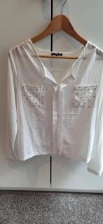 Mooi blouse Shirt Dept S, Ophalen of Verzenden, Zo goed als nieuw, Wit, Korte mouw