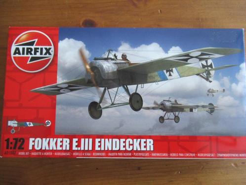 Fokker E.III Eindecker (Airfix 1/72), Hobby en Vrije tijd, Modelbouw | Vliegtuigen en Helikopters, Nieuw, Vliegtuig, 1:72 tot 1:144