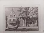 255 / De Waag te Oudewater Gravure H. Spilman uit 18e eeuw, Antiek en Kunst, Ophalen of Verzenden
