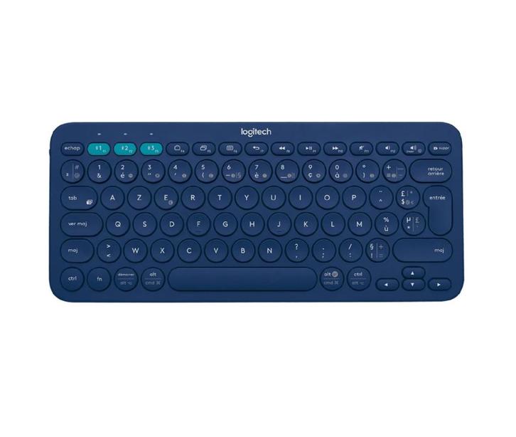 Logitech K380 - Draadloos Toetsenbord - Blauw, Computers en Software, Toetsenborden, Nieuw, Qwerty, Draadloos, Ergonomisch, Multimediatoetsen
