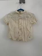Kinder Zara linnen bloes blouse geel katoen overhemd 80, Kinderen en Baby's, Babykleding | Maat 80, Gebruikt, Ophalen of Verzenden
