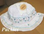 Wit zonnehoedje maat 1-2 jaar *NIEUW* (8401) a, Kinderen en Baby's, Babykleding | Petten en Hoeden, Meisje, Hoed, Nieuw, BHS