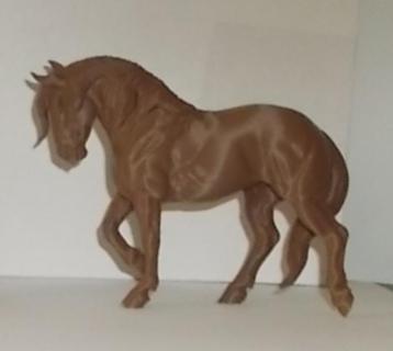 Bruin paardje 28 (zo groot als Schleich) beschikbaar voor biedingen