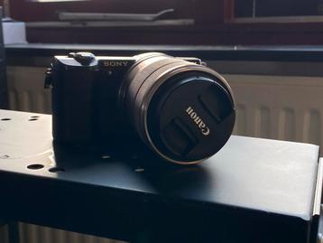 Sony a5000 3.5-5.6/18-55 + Stream Kit - Statief beschikbaar voor biedingen
