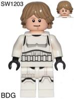 Luke Skywalker met Stormtrooper Disguise SW1203, Verzenden, Nieuw, Losse stenen, Lego