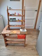 Winkeltje hout met toebehoren., Kinderen en Baby's, Speelgoed | Houten speelgoed, Ophalen, Gebruikt
