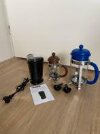 2x Bodum Cafetière + Princess Koffiemolen - Set of los, Overige modellen, Zo goed als nieuw, 4 tot 10 kopjes, Koffiebonen