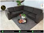 GRATIS LEVERING Hoekbank Bruin 260x235 GEREINIGD, 250 tot 300 cm, Hoekbank, Ophalen of Verzenden, Zo goed als nieuw