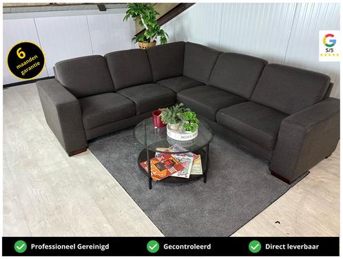 GRATIS LEVERING Hoekbank Bruin 260x235 GEREINIGD, Huis en Inrichting, Banken | Bankstellen, Zo goed als nieuw, Hoekbank, Vierpersoons of meer