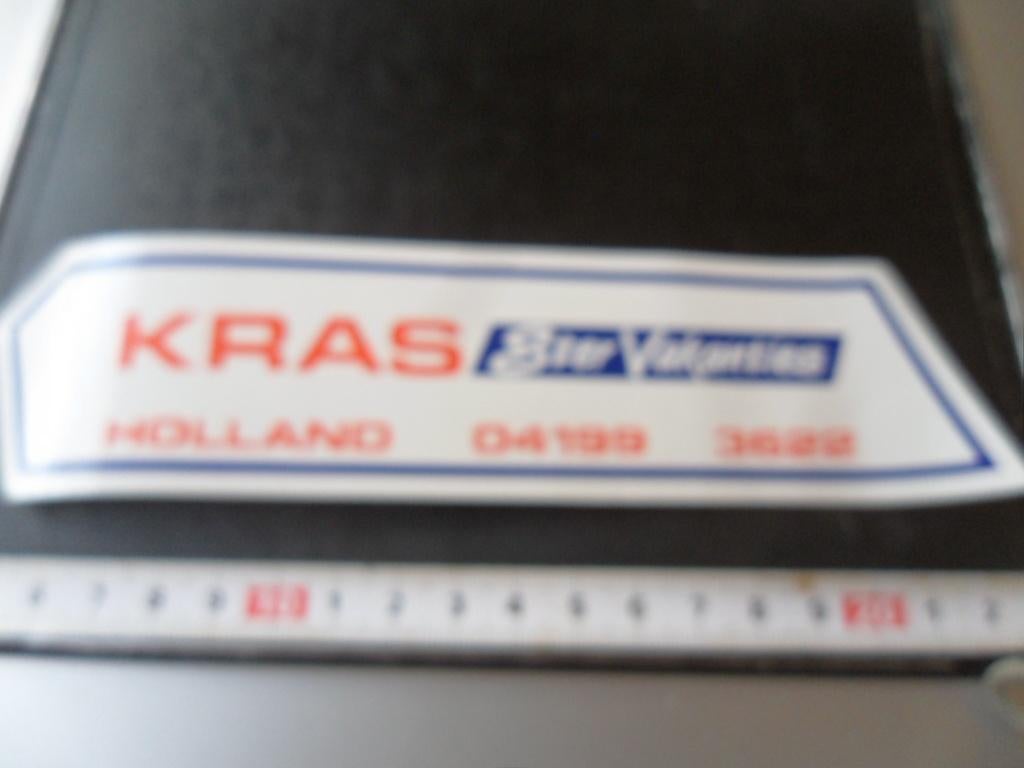 sticker KRAS Ster Vakanties Holland 04199-3622, Ophalen, Zo goed als nieuw