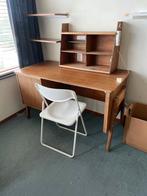 Houten bureau met stoel (af te halen in musselkanaal), Huis en Inrichting, Ophalen, Gebruikt